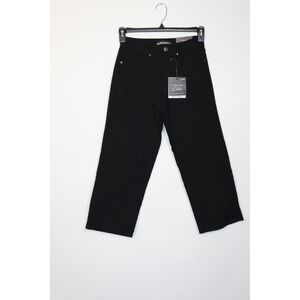 Royalty For‎ Me Black Forever Color  Mid Rise Crop Jean